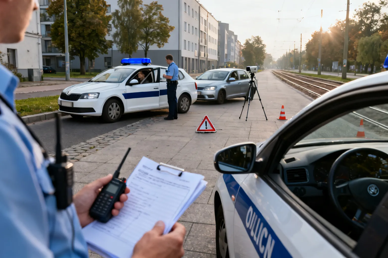 Przekroczenia prędkości w Olsztynie — mandaty i zatrzymania praw jazdy
