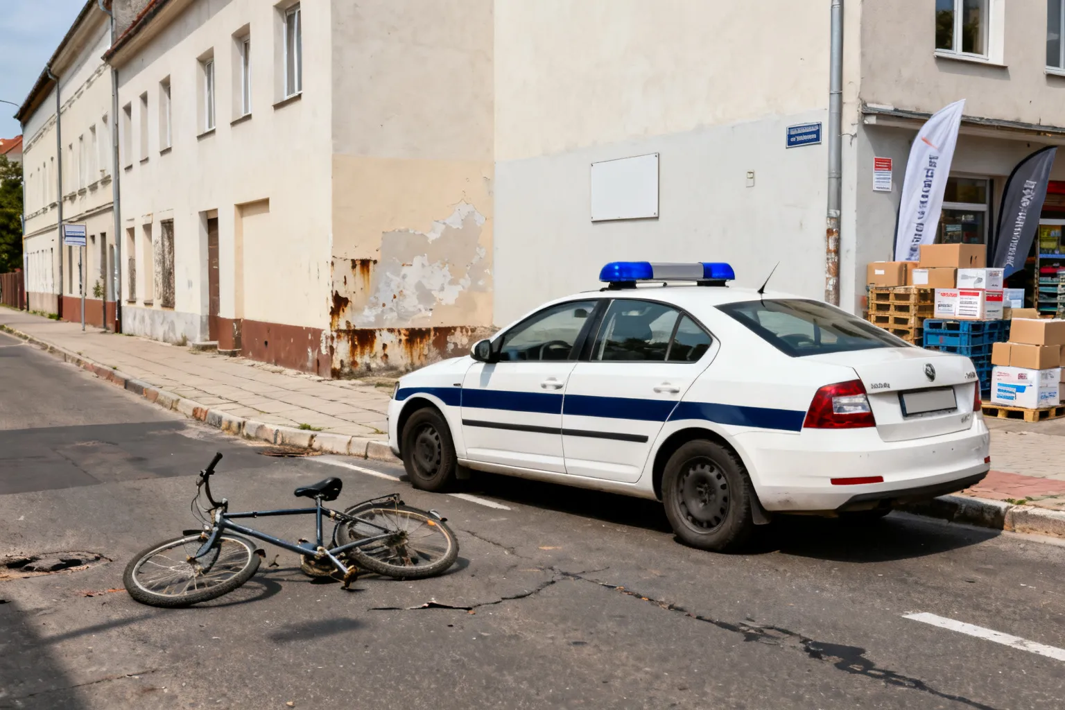 Potrącenie rowerzysty w Olsztynie. 77-latek stracił prawo jazdy