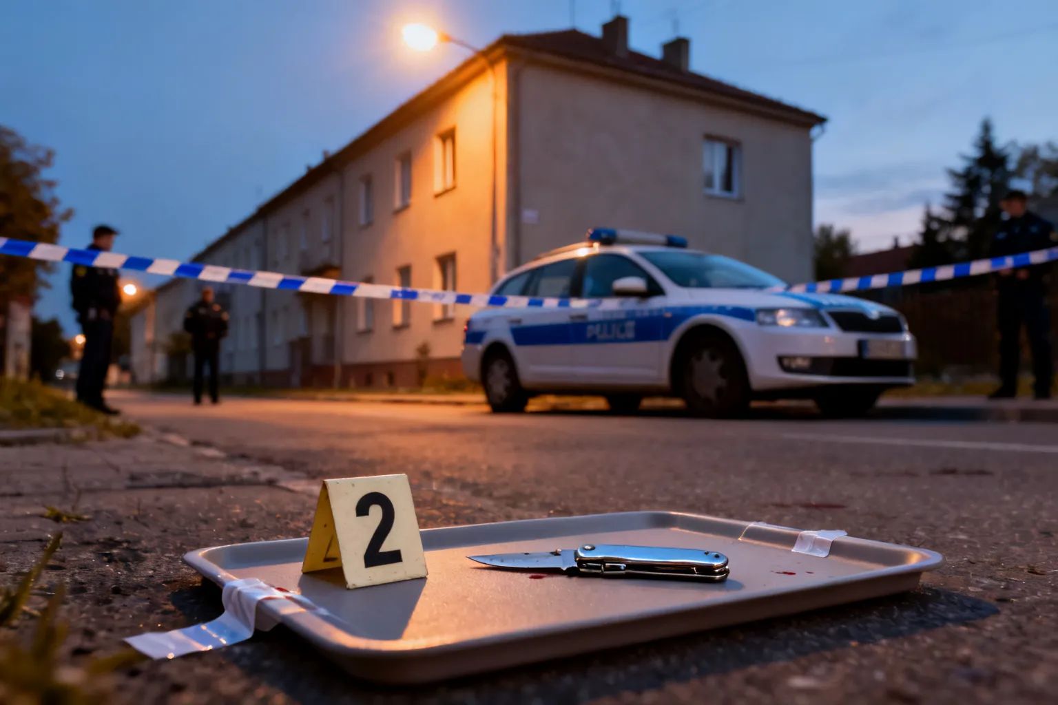 Atak scyzorykiem w Lubawie — 34‑latek zatrzymany