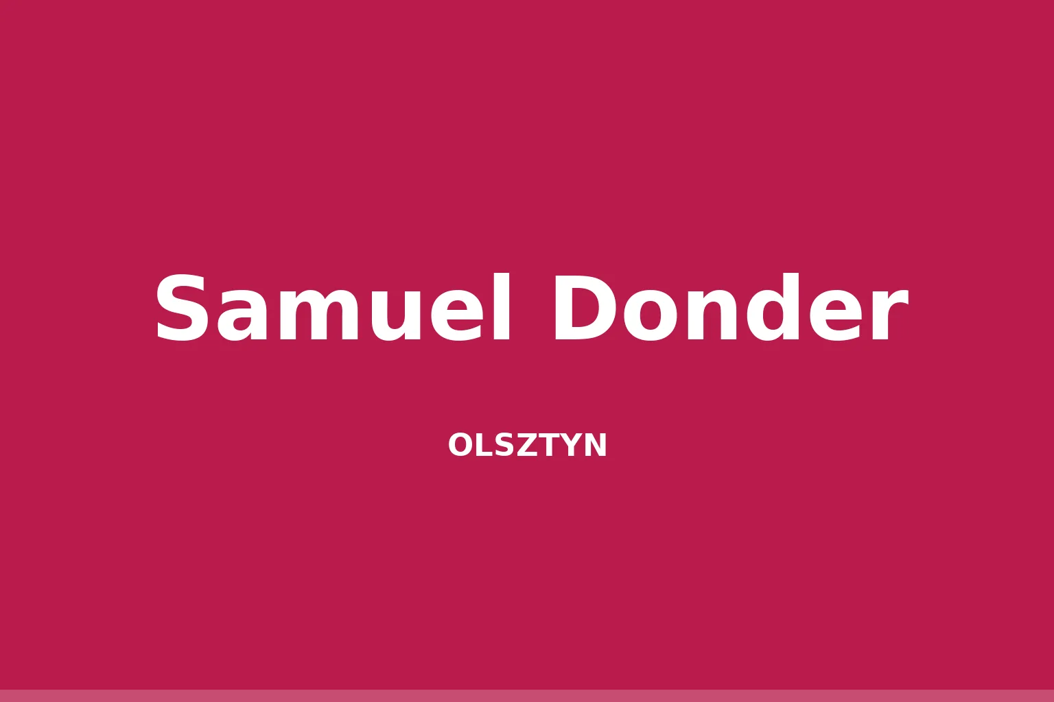 Samuel Donder
