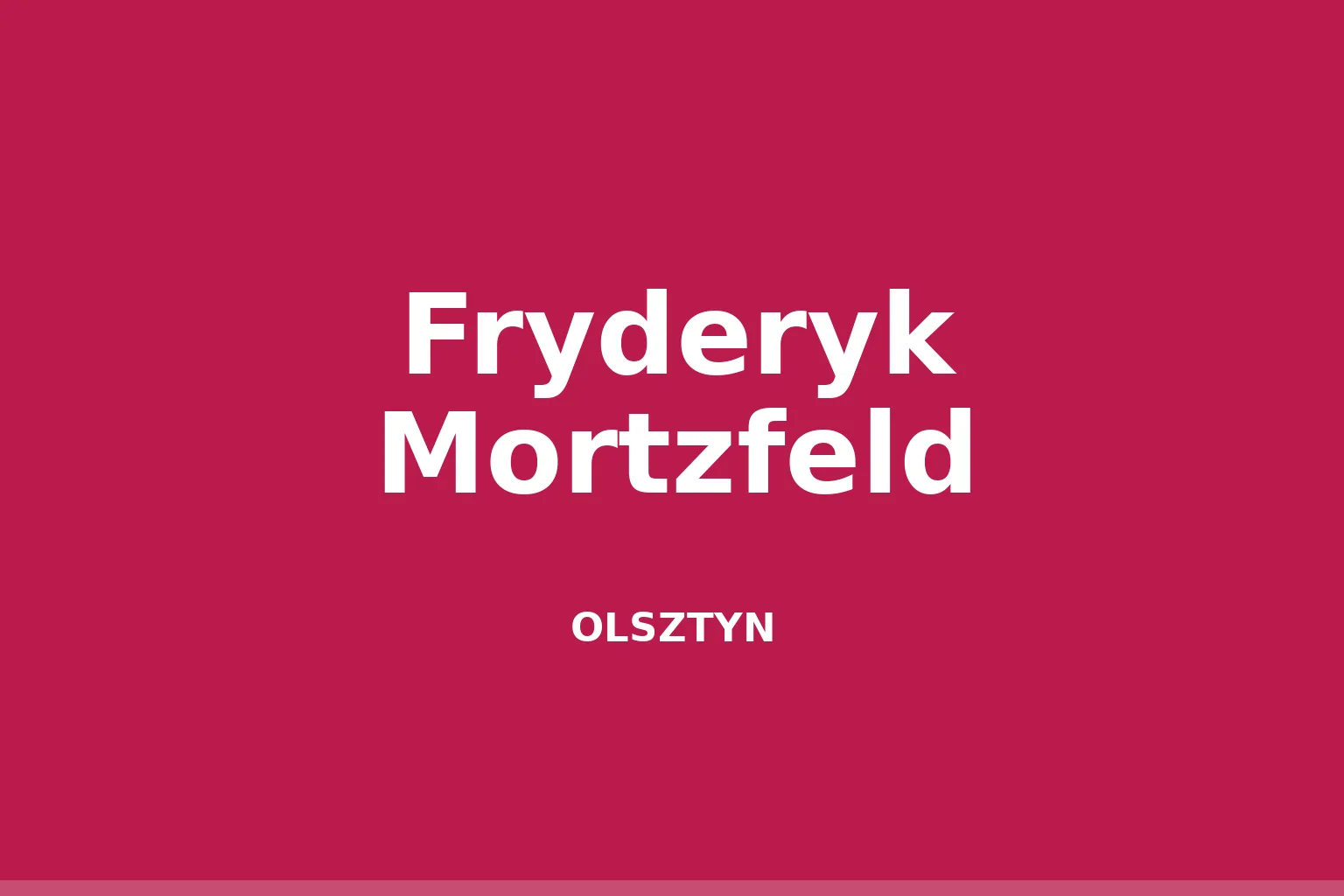 Fryderyk Mortzfeld