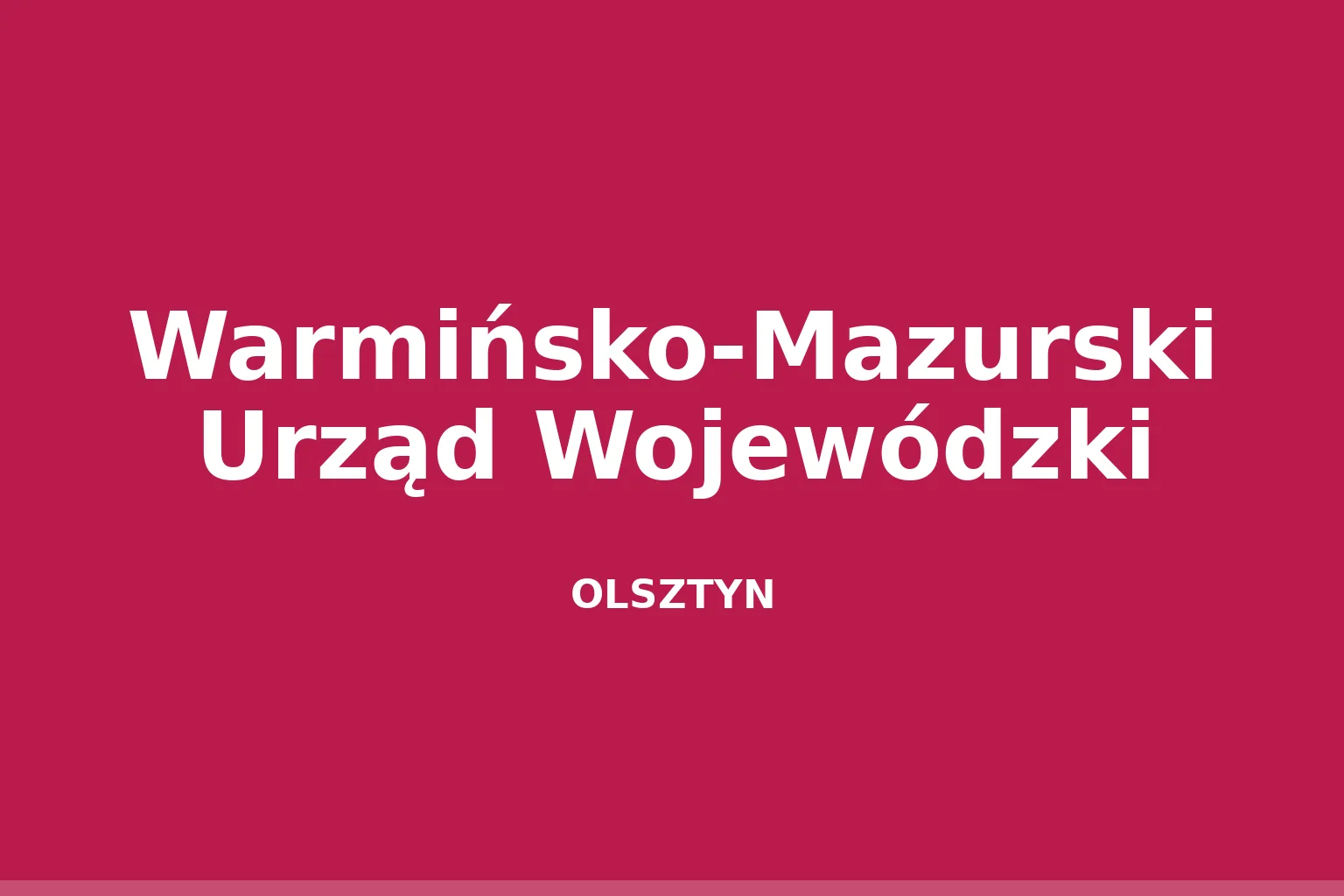 Warmińsko-Mazurski Urząd Wojewódzki