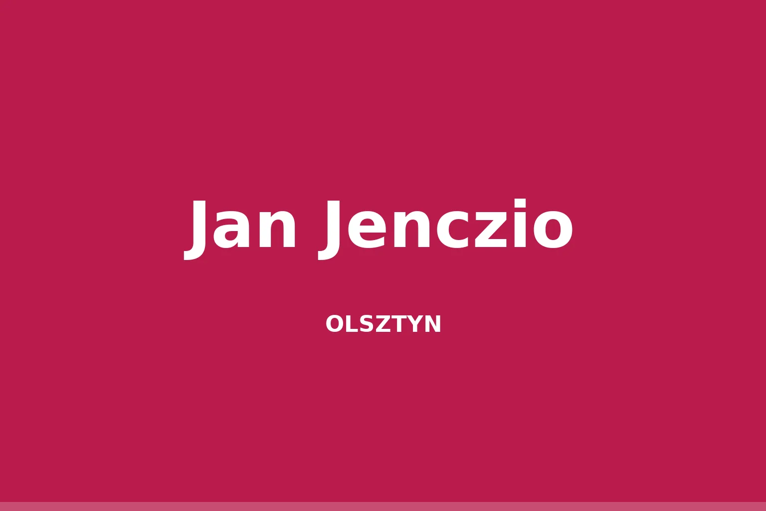 Jan Jenczio