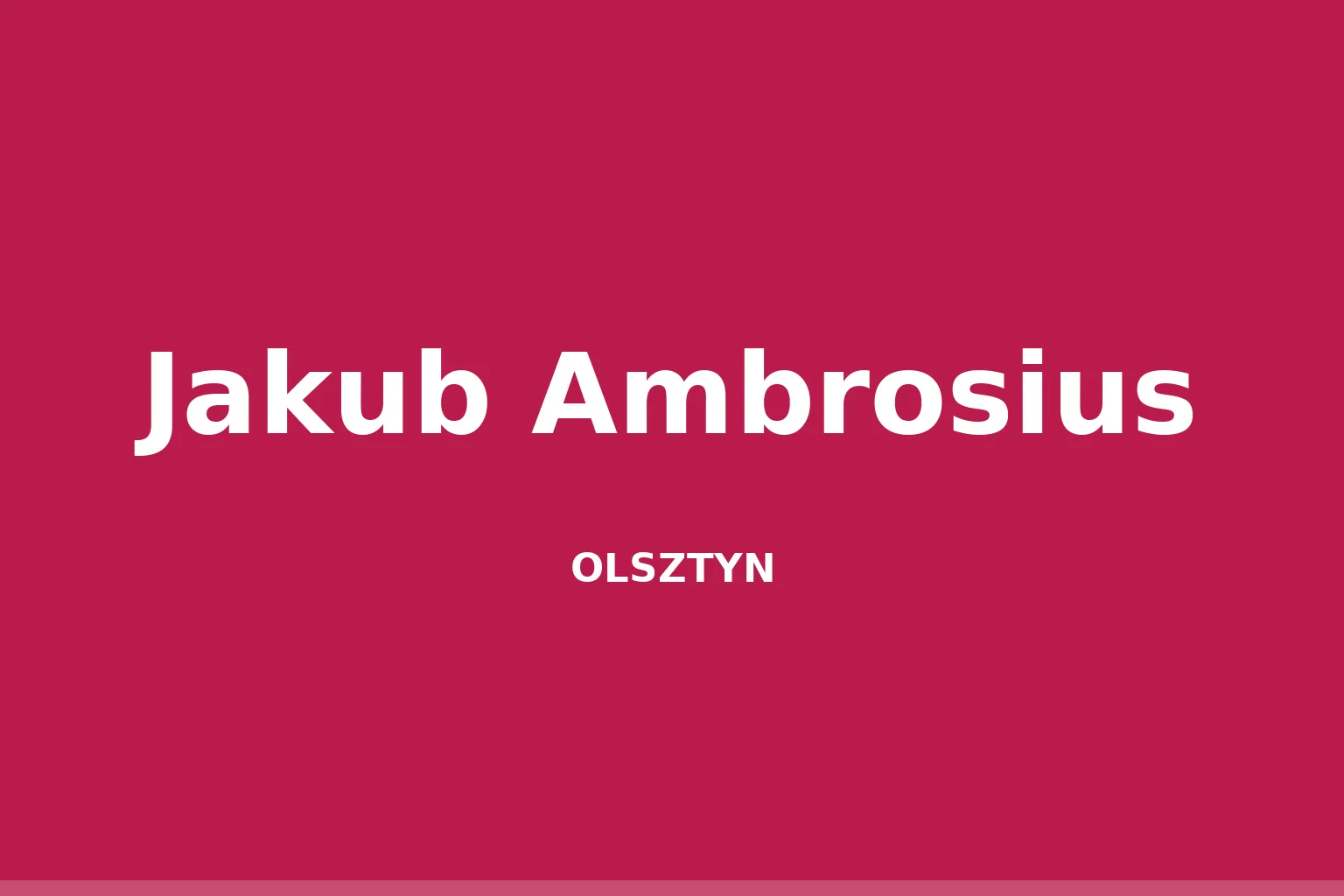 Jakub Ambrosius