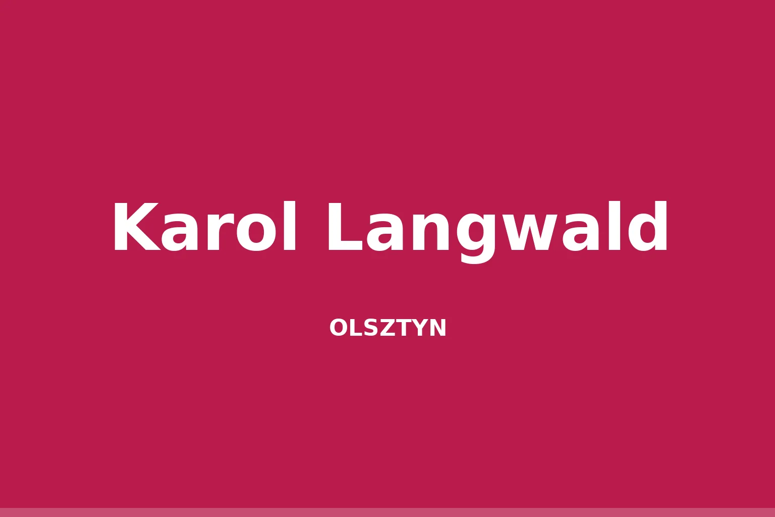 Karol Langwald (starszy)