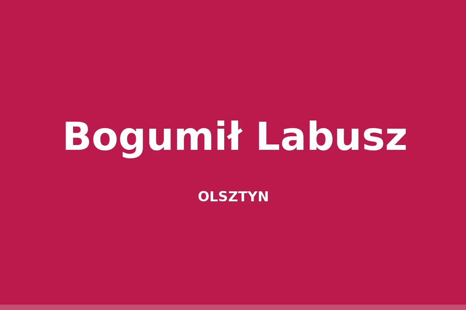 Bogumił Labusz