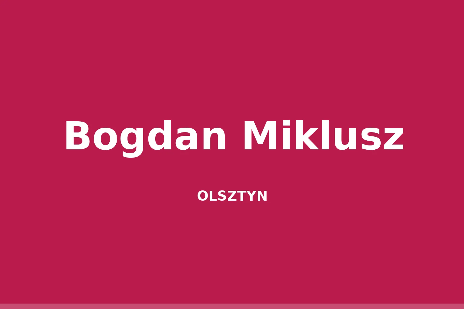 Bogdan Miklusz