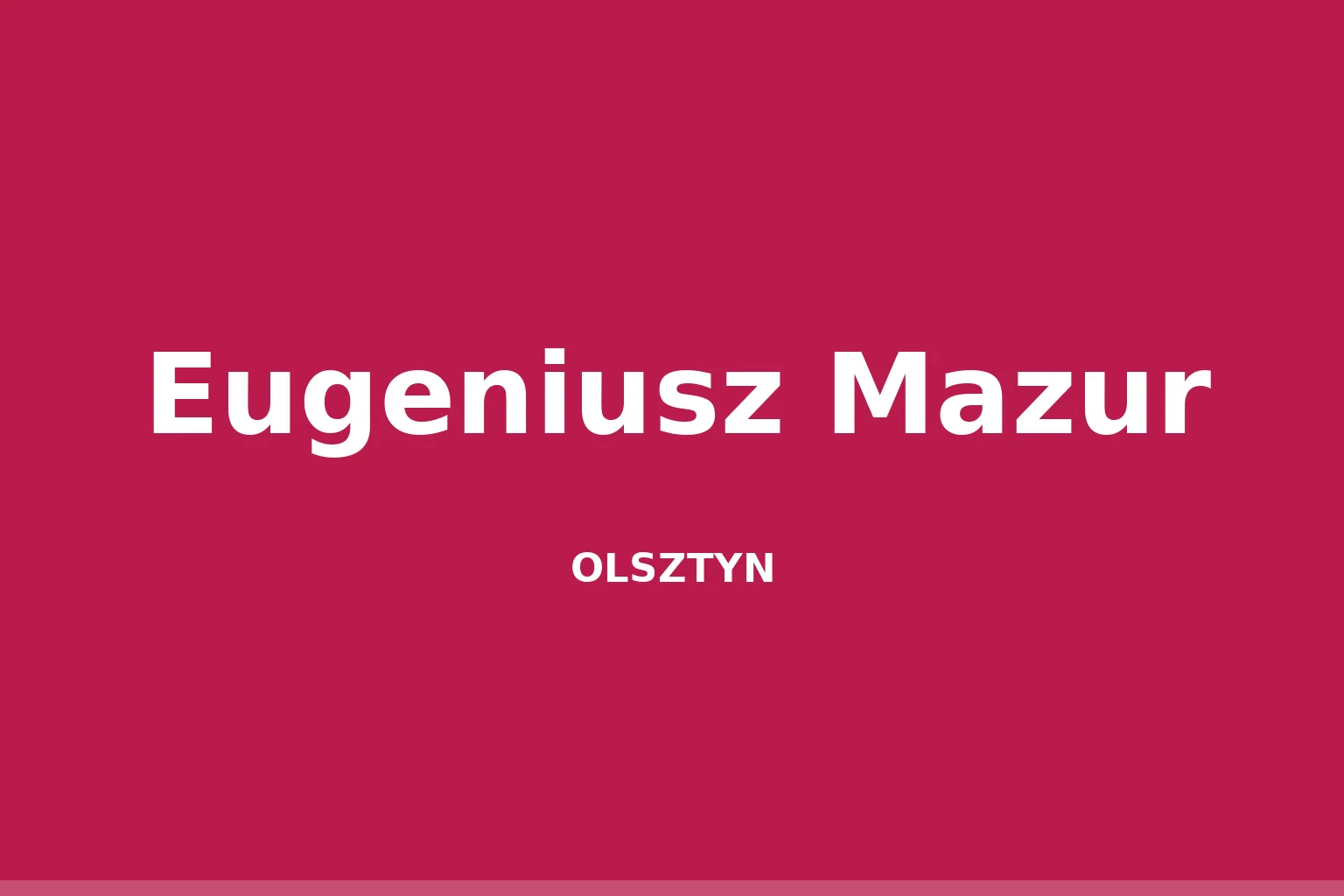 Eugeniusz Mazur
