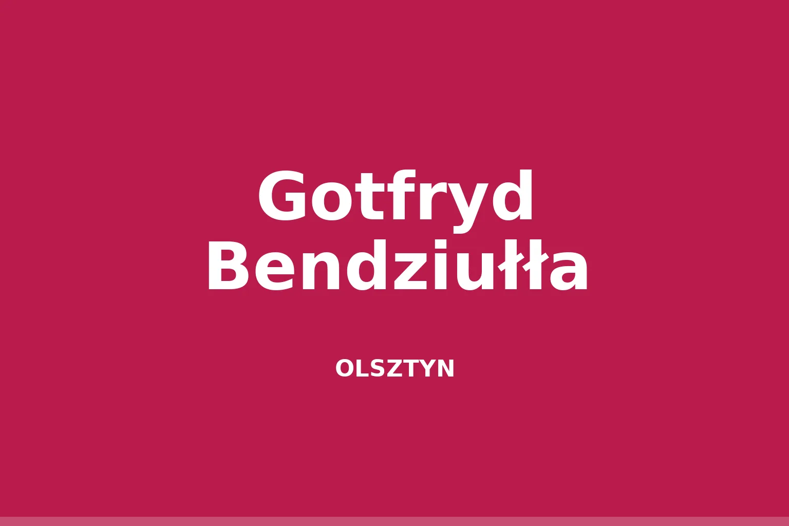 Gotfryd Bendziułła