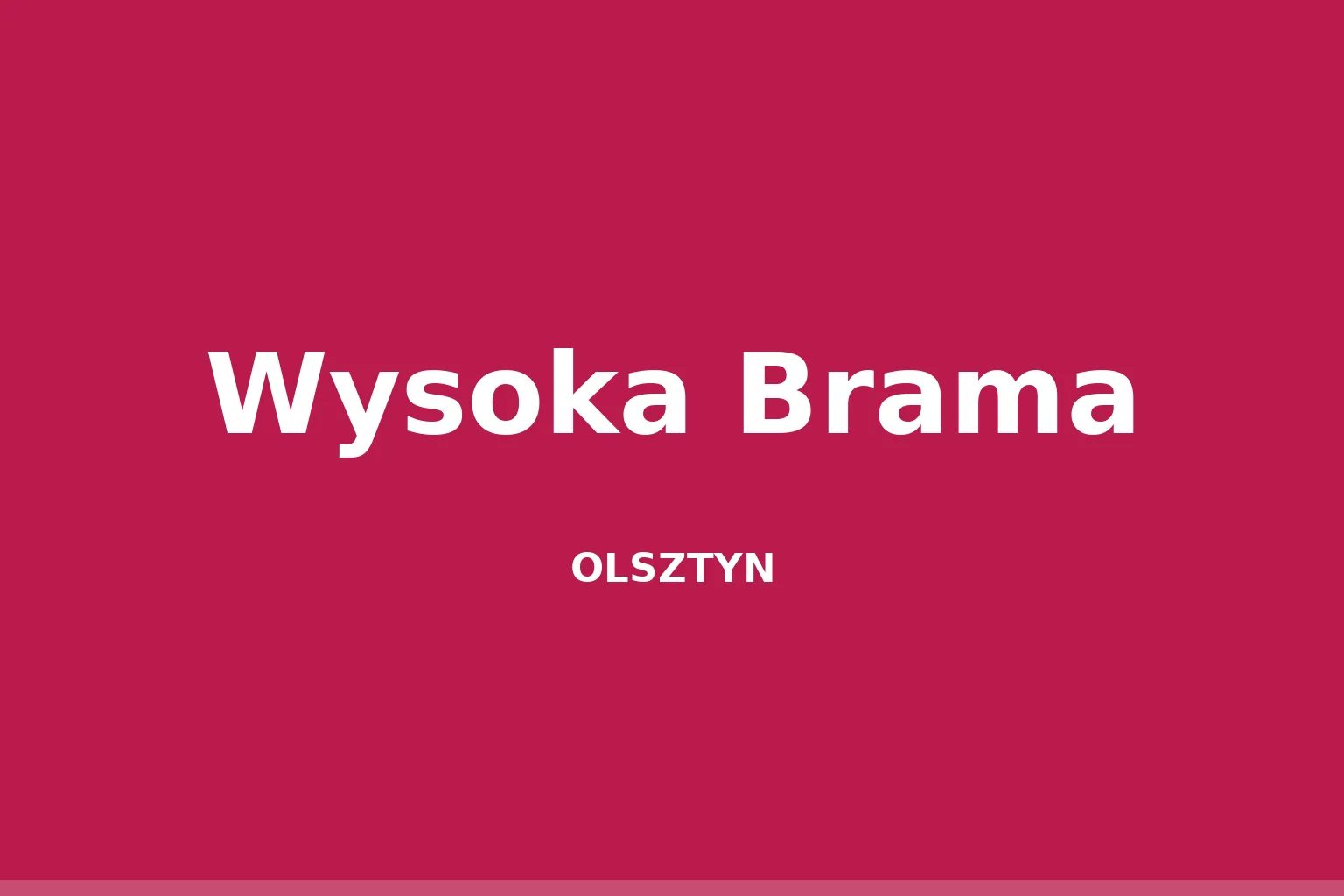 Wysoka Brama
