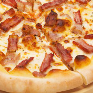 pizza z boczkiem